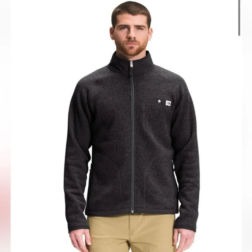 The North Face Gordon Lyons Fleece Full Zip Jacket Heather Black